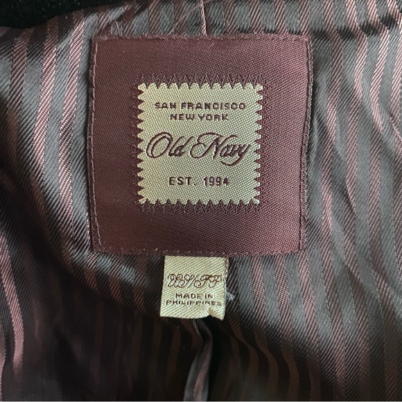 Old Navy Black Velvet Blazer With Sparkly Buttons Size XS - Picture 3 of 8